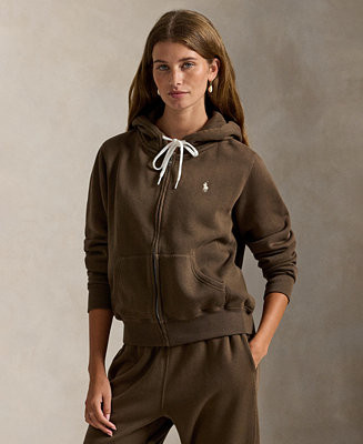 Women's Fleece Full-Zip Hoodie | Macy's