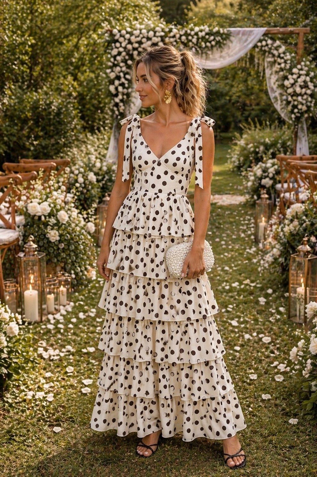 Polka dot wedding guest dress 

#LTKwedding #LTKsummer #LTKdresses