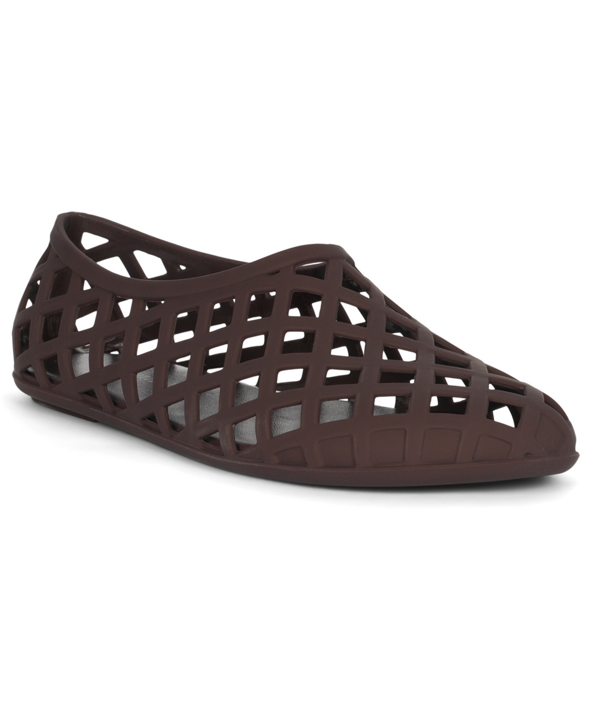 Jeffrey Campbell Women's Jellz Caged Ballet Jelly Flats - Brown Matte | Macy's