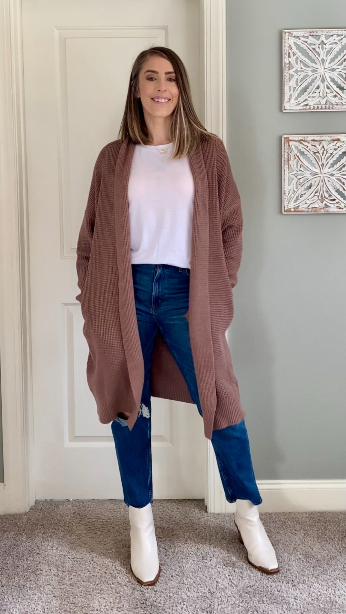 Cyber Monday Deals are already LIVE on Amazon! This cardigan duster and white long sleeve top are on SALE and they the lowest prices I have seen!

Cardigan | long sleeve top | Amazon fashion | Abercrombie and fitch | size 8 fashion | size 8 | Tall girl outfit | tall girl fashion | midsize fashion size 8 | midsize | tall fashion | tall women |

Cardigan Size M
White Top Size M
Jeans size 29 Long
Boots Size 11
#tallwomenfashion #tallgirlfashion #athleisureoutfit #runningerrands

#LTKCyberWeek #LTKStyleTip #LTKFindsUnder100