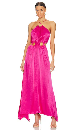 Visitant Maxi Dress | Hot Pink Dress Bright Pink Dress Pink Maxi Dress Long Pink Dress Pink Outfit | Revolve Clothing (Global)