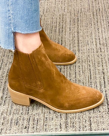 Paul Green booties, fall style, brown booties, suede boots 

#LTKFind #LTKxNSale