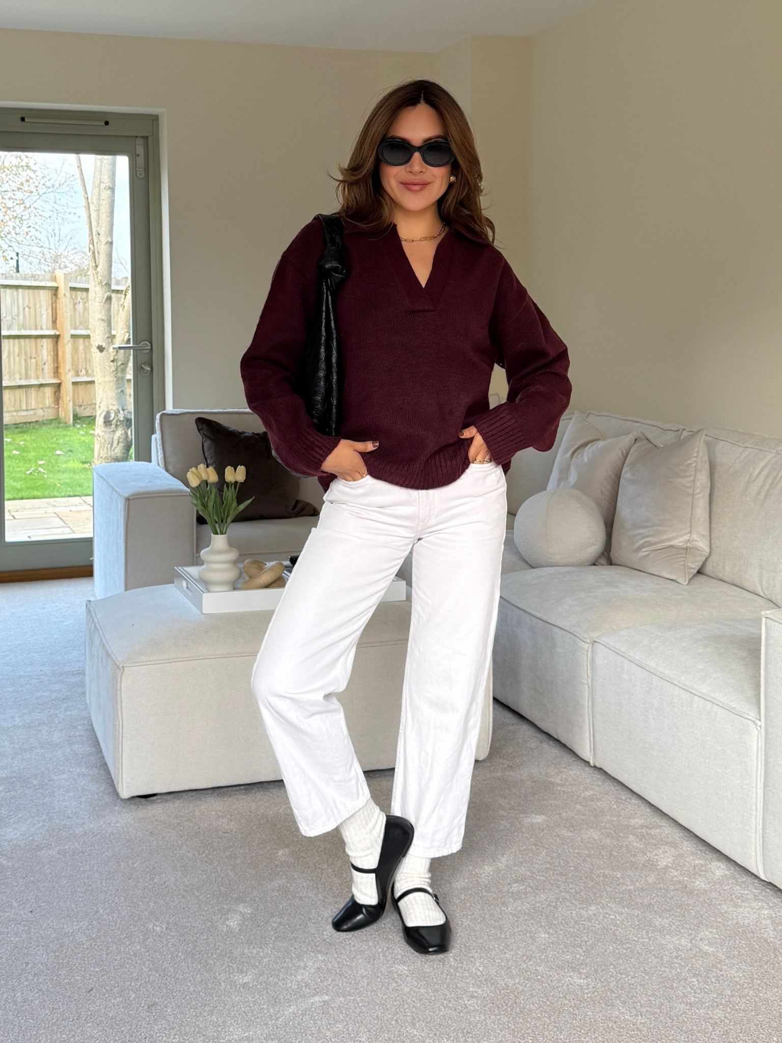 Burgundy 🤝 cream 

#LTKeurope #LTKuk #LTKautumn