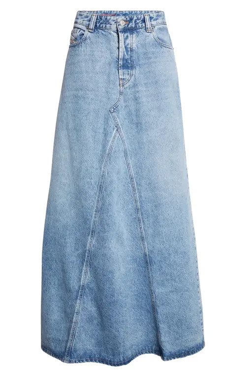 DIESEL® De-Pago Paneled Denim Maxi Skirt at Nordstrom, Size 29 | Nordstrom