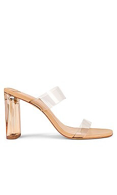 Schutz Ariella Acrylic High Heel in Light Nude from Revolve.com | Revolve Clothing (Global)