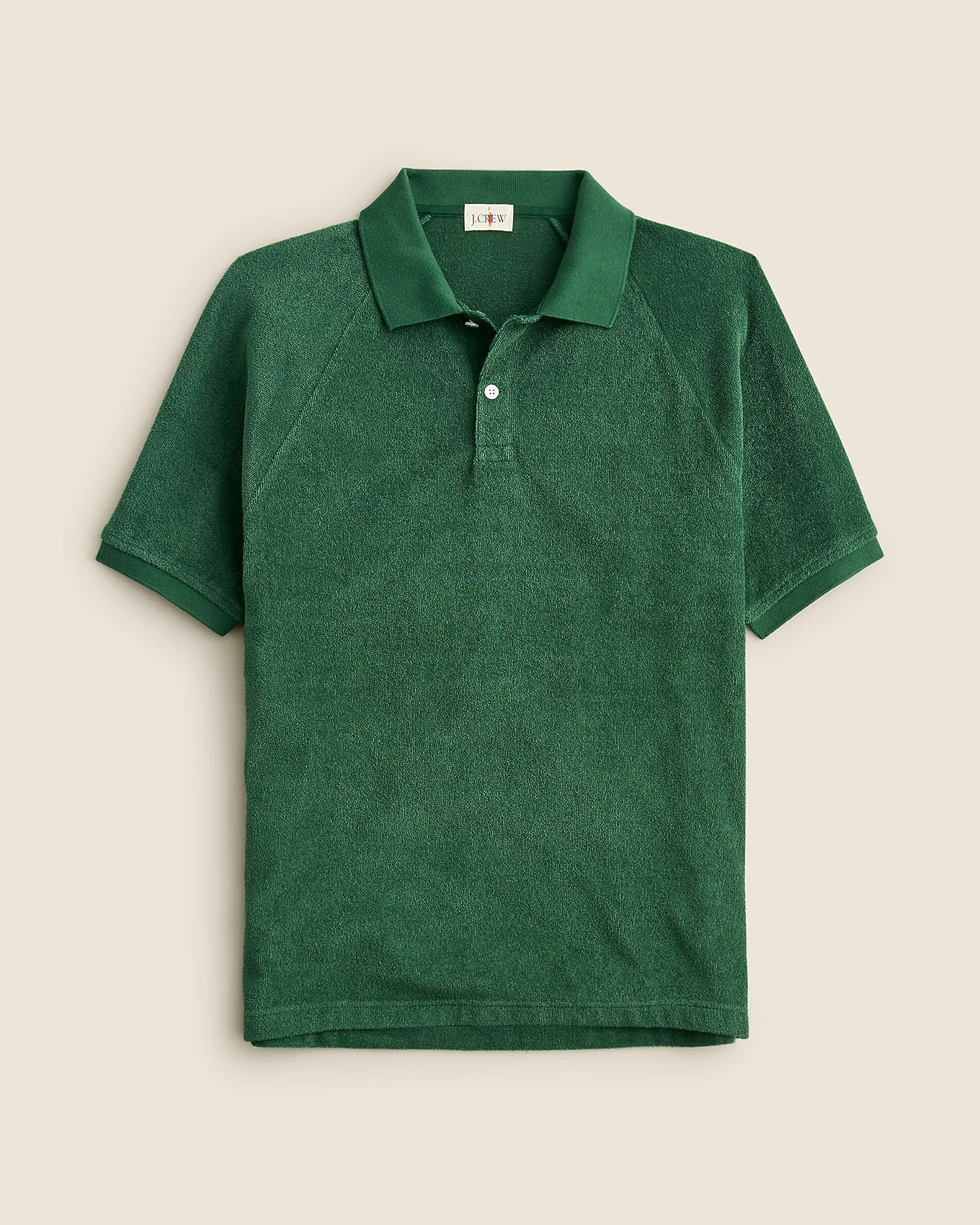 Terry cloth polo shirt | J. Crew US
