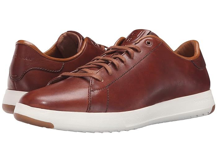 Cole Haan GrandPro Tennis Handstain Sneaker (Woodbury) Men's Shoes | Zappos