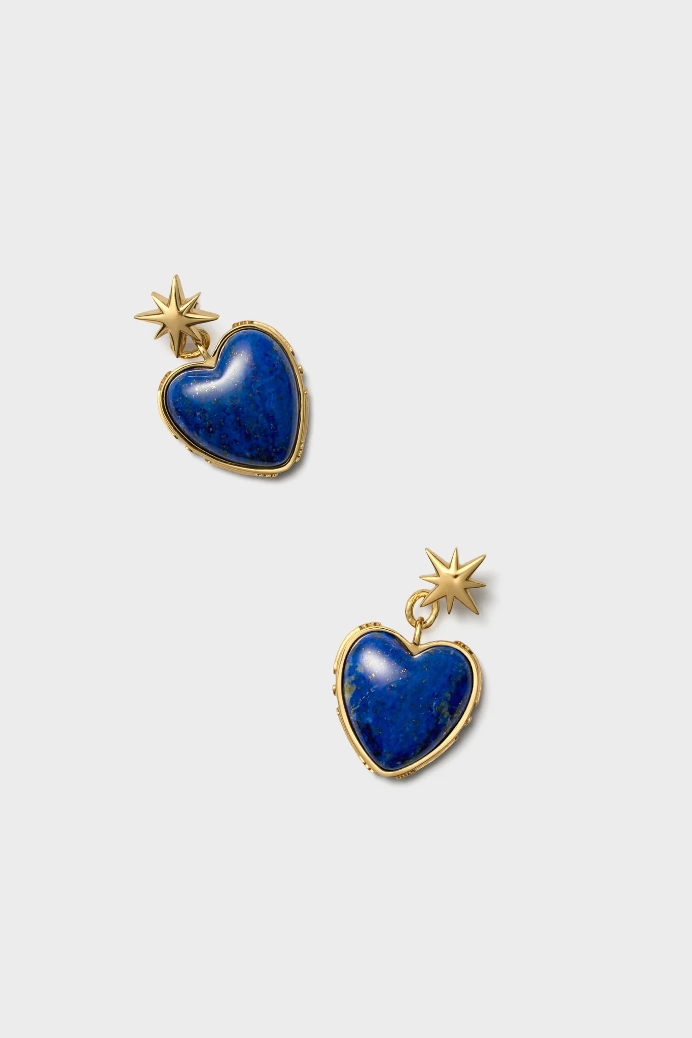 Lapis LOVE From the Heart Earrings | Tuckernuck (US)