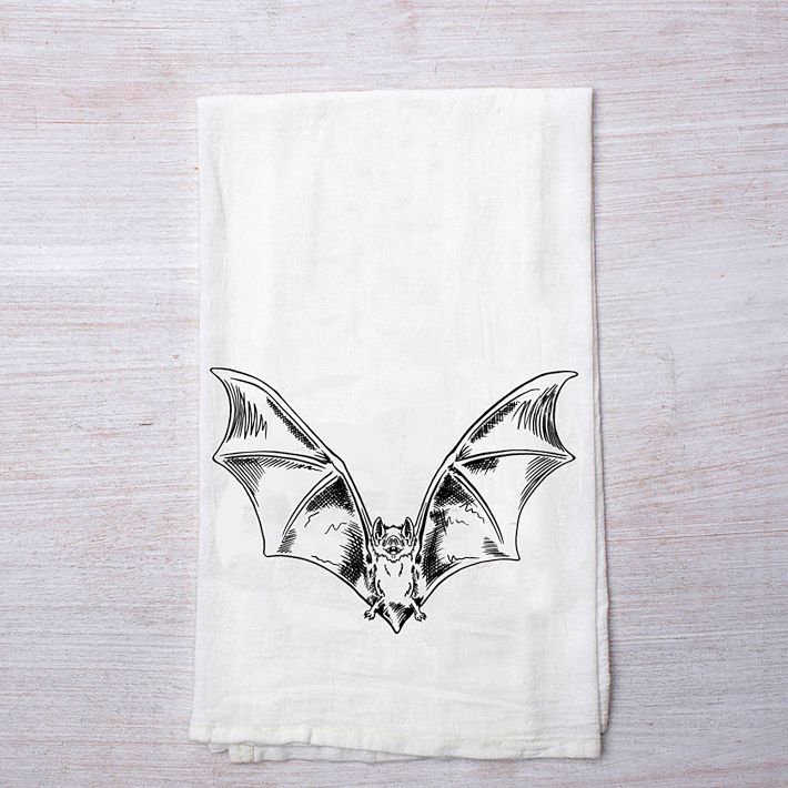 Counter Couture Bat Flour Sack Towel | West Elm (US)