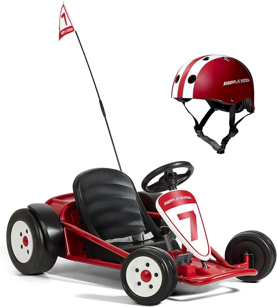 Radio Flyer Kids Go Kart, Ultimate Outdoor Racing Cart for Ages 3 to 8 Years Old, Red | Amazon (US)