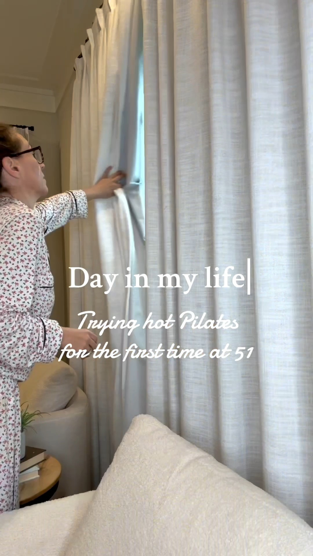 Morning in my life as a 51 year old trying hot Pilates for the first time with my son's girlfriend!!

Started off in the softest pjs ever with coffee and puppy snuggles!  Then got dressed and went to hot Pilates!

So fun and felt so good!!

Wearing an XS in pjs!! 

 #LTKOver40 #LTKdayinmylife #LTKHoliday