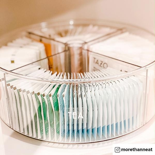 The Home Edit by iDesign Divided Lazy Susan | The Container Store