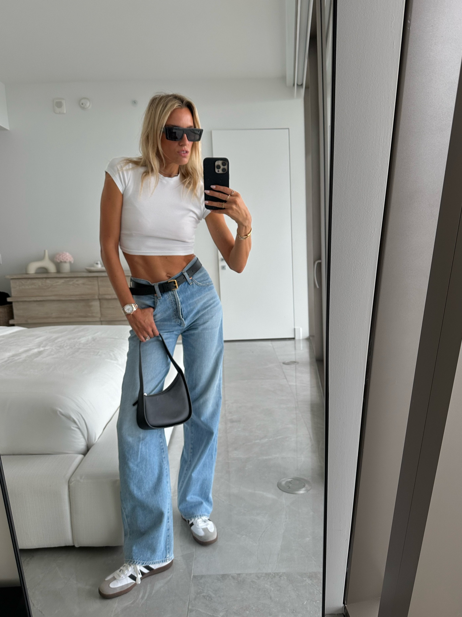 Elevated basics. One can never have enough tees and jeans. 

Sizing: Tee XS, Jeans 24

Closet staples, denim, wardrobe staples


#LTKstyletip #LTKover40 #LTKFind