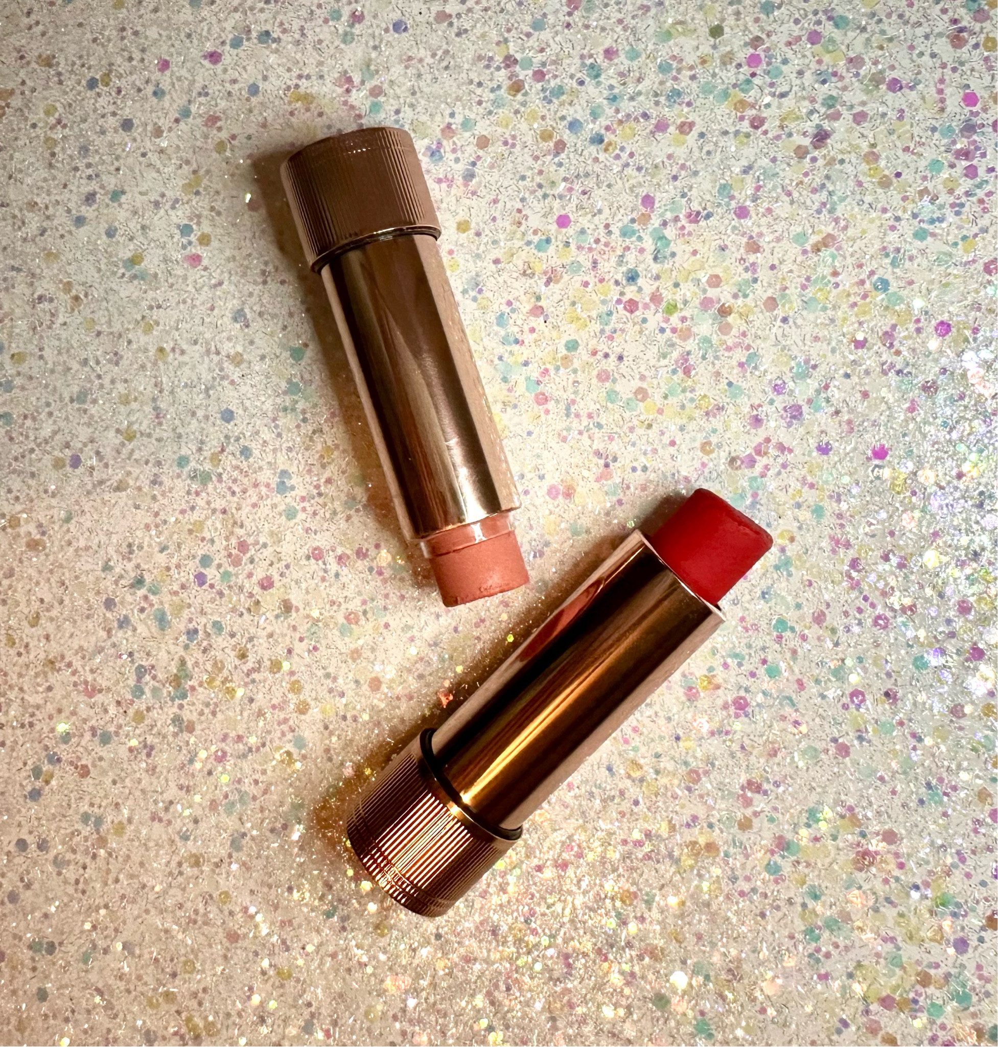 The Perfect Valentine’s Day Lipstick
- Both of these shades are from ABH
- The red is the perfect “true red” and the pink is a warm peachy/baby pink

Colors:
- Hush Pink (my favorite pink of all time)
- American Doll (red)

#LTKMostLoved #LTKbeauty
