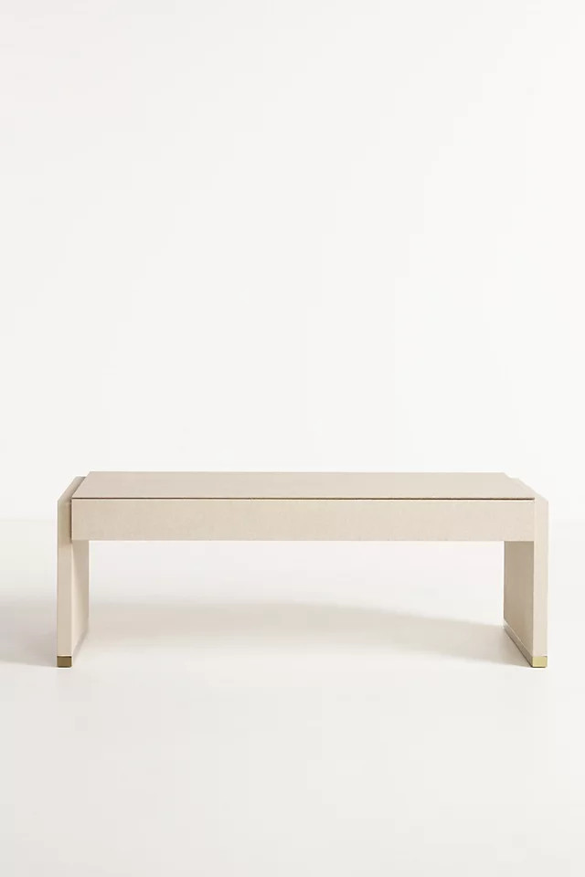 Luxe Raffia Coffee Table | Anthropologie (US)