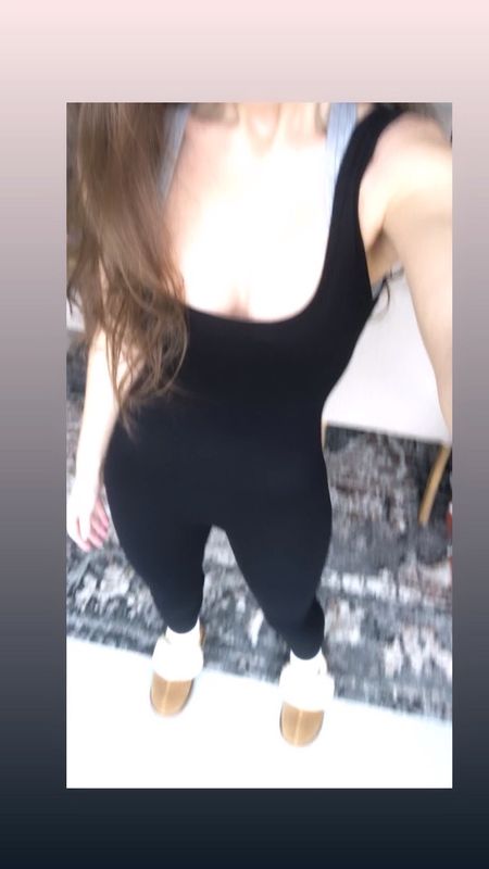 Athletic jumpsuit FTW! Love this one! Thick, stretchy fabric holds you in! Size up if taller or if you have a long torso! Wearing small. I’m 5’1” 33/22.5/35-35.5

#LTKtravel #LTKunder50 #LTKfit