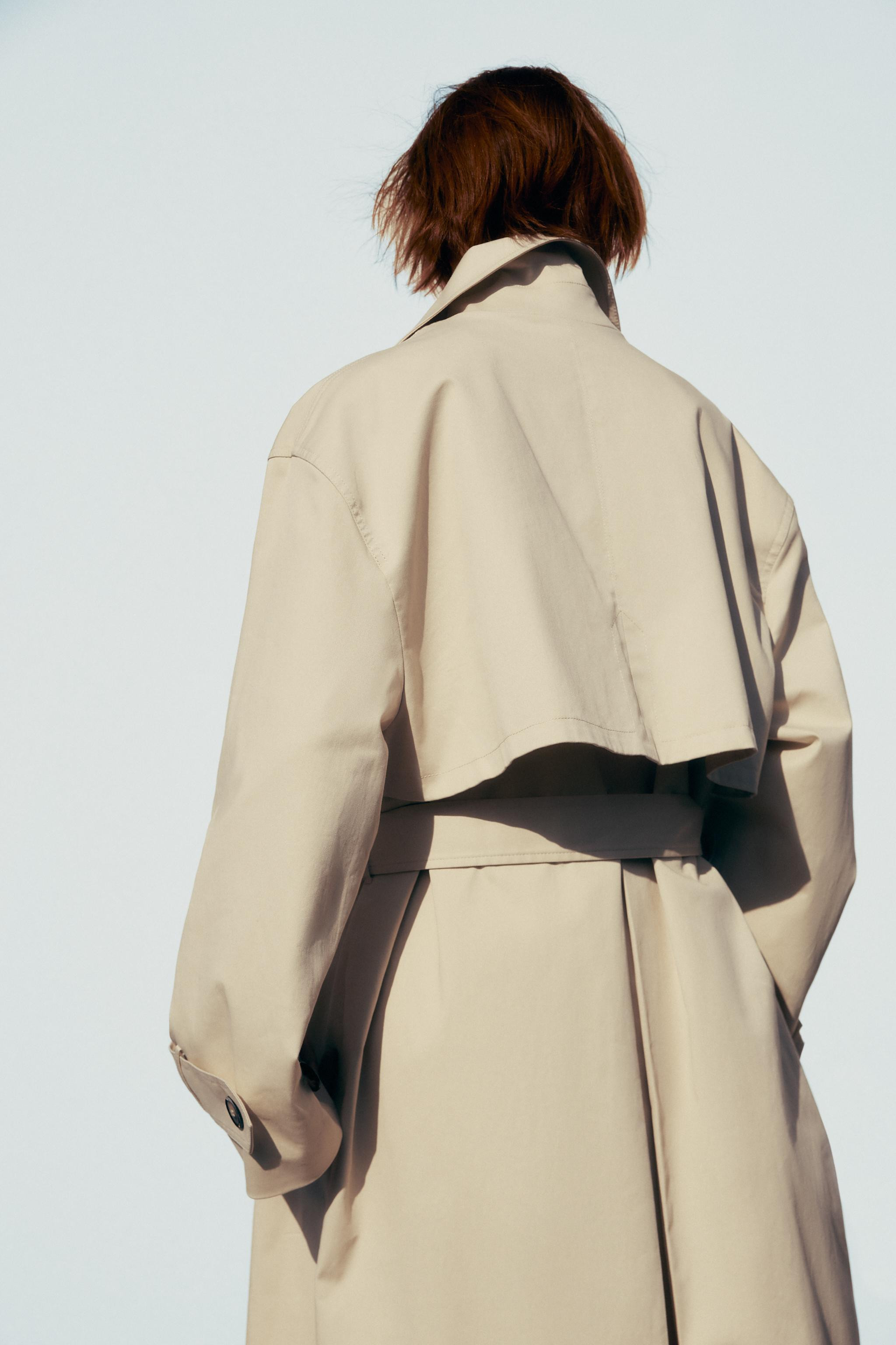 LONG OVERSIZED TRENCH COAT | Zara US