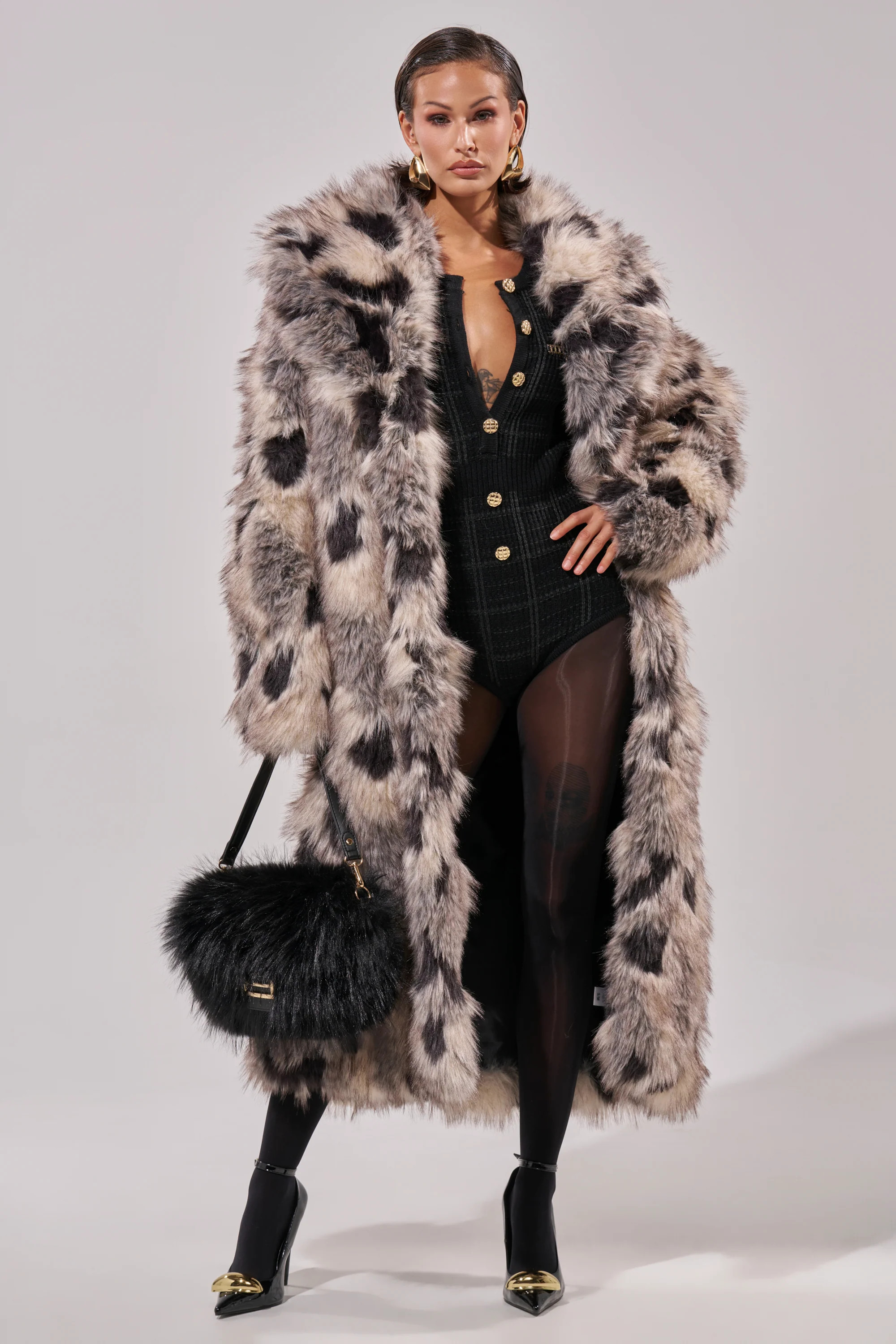 NEW AUSTIN FAUX FUR COAT | AKIRA