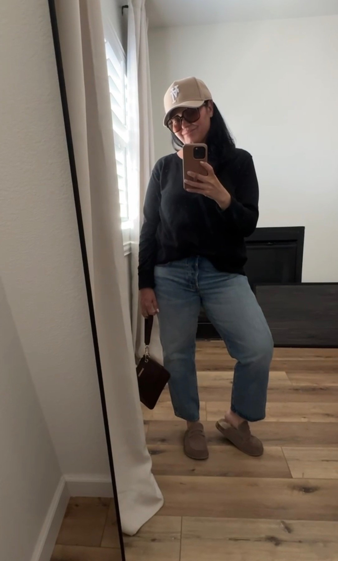 large in the top. 10 in the jeans. 

#LTKootd #LTKmomlife #LTKSpringSale