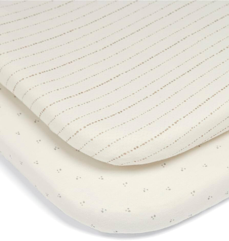 Mamas & Papas 2 Universal Crib Fitted Sheets, Oatmeal | Amazon (UK)