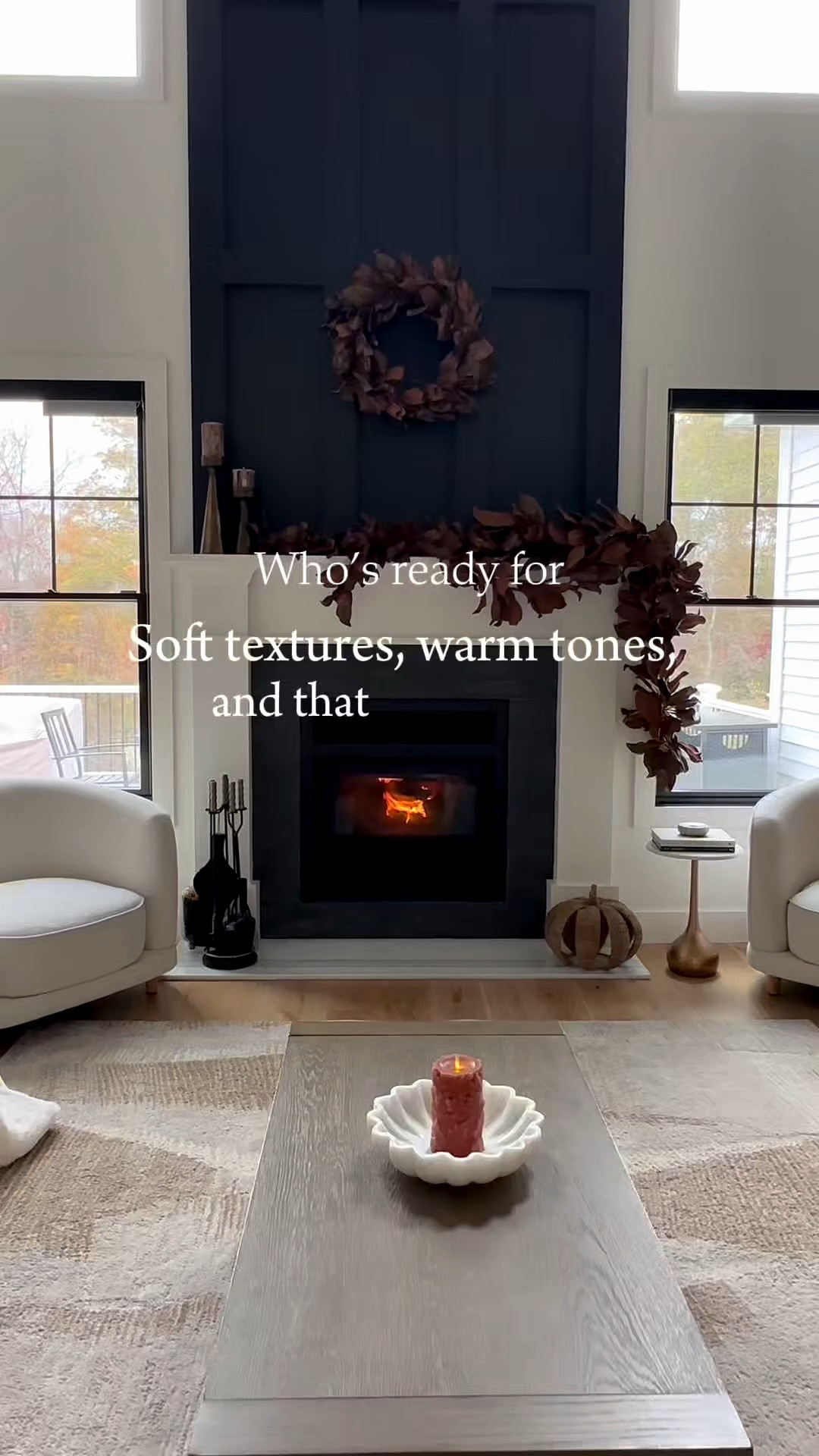 Cozy cuddle vibes in the living room for Fall.

#LTKHome #LTKSeasonal