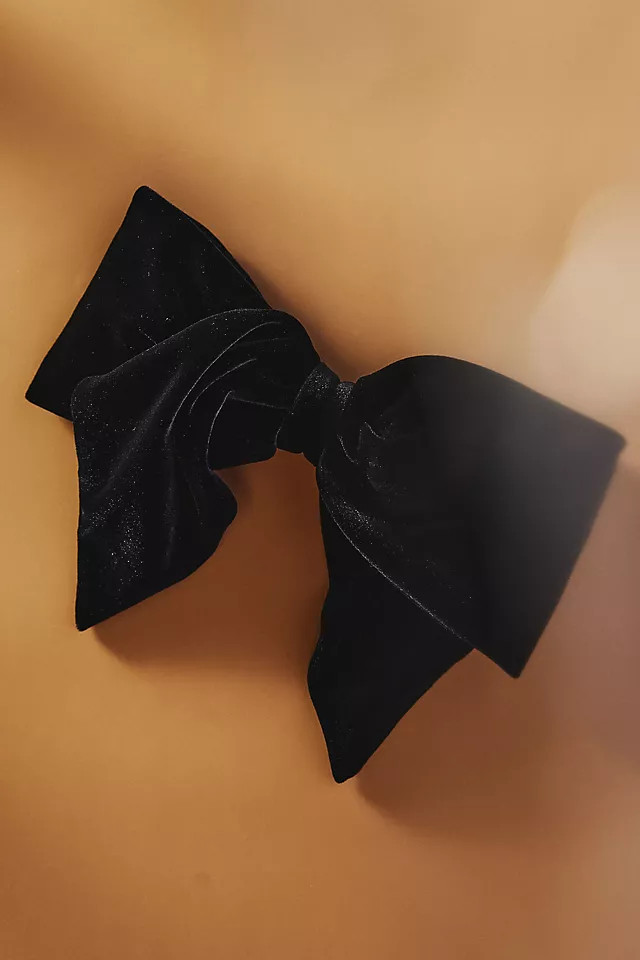 Oversized Velvet Bow | Anthropologie (US)