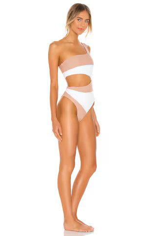 Camila Coelho Rumba One Piece in White & Nude from Revolve.com | Revolve Clothing (Global)