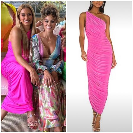 Robyn Dixon’s Pink Asymmetrical Dress 📸 = @robyndixon10