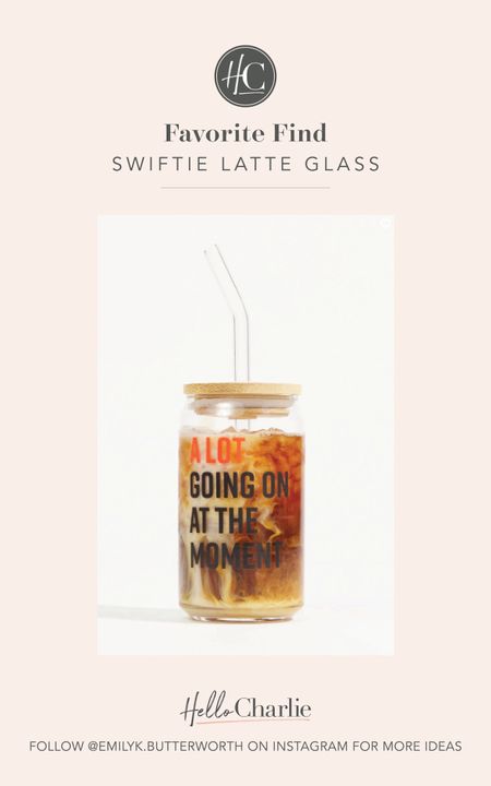 Taylor Swift latte glass?! Come on. This is too cute. The perfect holiday gift for any Swiftie. 💋 


#LTKfindsunder50 #LTKGiftGuide #LTKHoliday