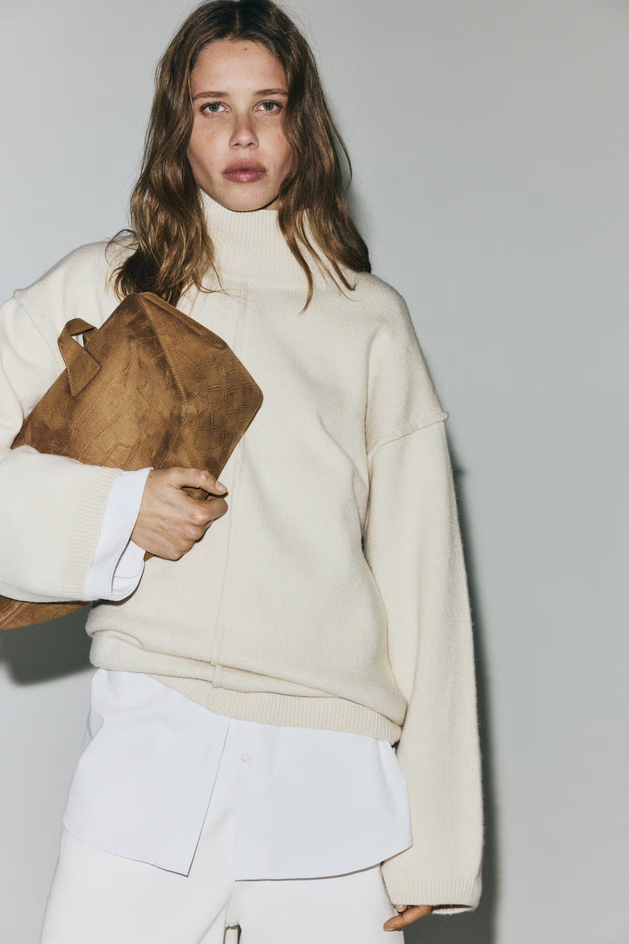 Seam-detail turtleneck jumper | H&M (UK, MY, IN, SG, PH, TW, HK)