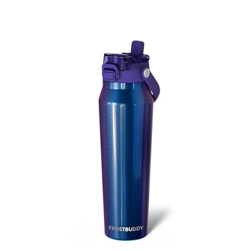 Frost Buddy 32oz Insulated Water Bottle with Straw & Chug Lid | Leak-Proof Stainless Steel | 24-Hours Cold | Sweat-Proof, Cup Holder Friendly | Ideal for Gym, Travel, Sports & Everyday Hydration | Amazon (US)