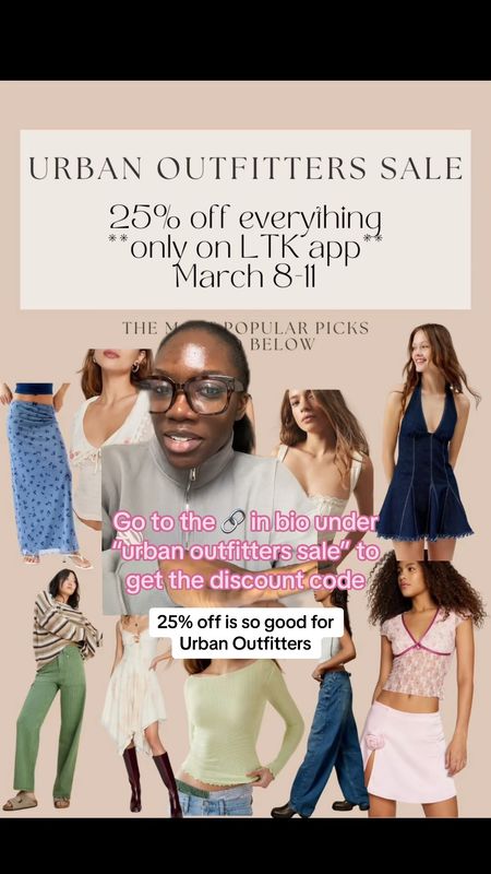 Urban outfitters sale 25% everything! *starting March 8th! To get the code: click on the items below Spring style, spring outfit, spring fashion, spring dress, spring boots, knee high boots, floral dress, spring ootd, spring outfit ideas, spring outfit inspo, outfit inspo, casual outfit ideas, chic outfit, spring sandals, casual chic, everyday outfit, spring trends, outfit inspiration, outfit in motion #springstyle #springoutfits #springoutfitideas #springoutfitinspo

#LTKSpringSale #LTKfindsunder100 #LTKsalealert