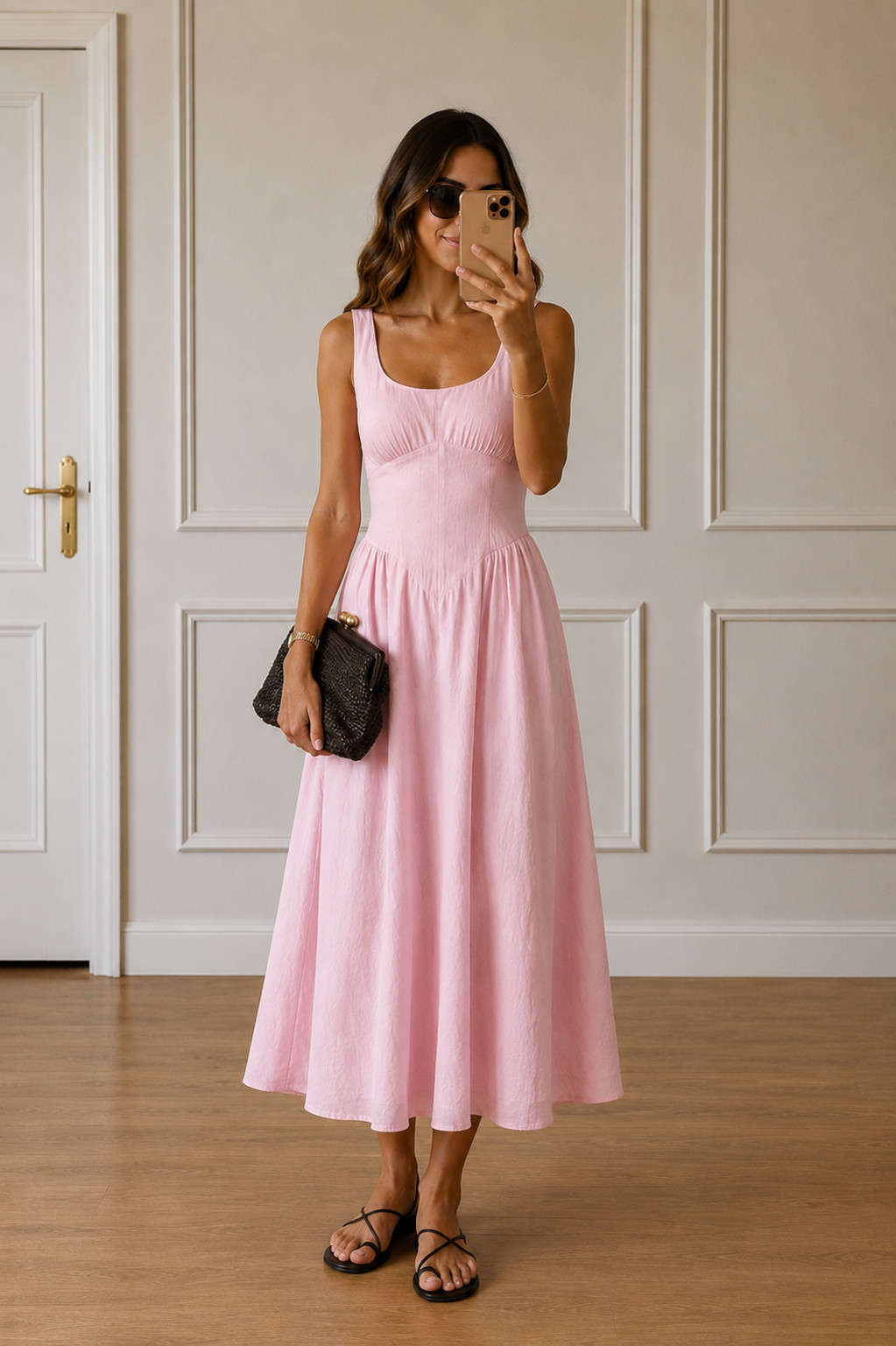 Pretty in pink 💗

This dress is giving effortless summer elegance. The soft blush color, flattering silhouette, and easy styling make it perfect for brunch dates, vacations, weddings, baby showers, and everything in between.

Paired with simple sandals and a woven clutch for a timeless look that feels feminine, polished, and easy to wear.

One of those dresses that instantly makes you feel put together ✨

Shop the look in my LTK 🤍 

 #LTKStyle #PinkDress #SummerStyle #FeminineFashion #VacationOutfit #BrunchOutfit #WeddingGuestDress #CapsuleWardrobe #EffortlessStyle #SummerFashion #LTKxAbercrombie #LTKootd #LTKWedding