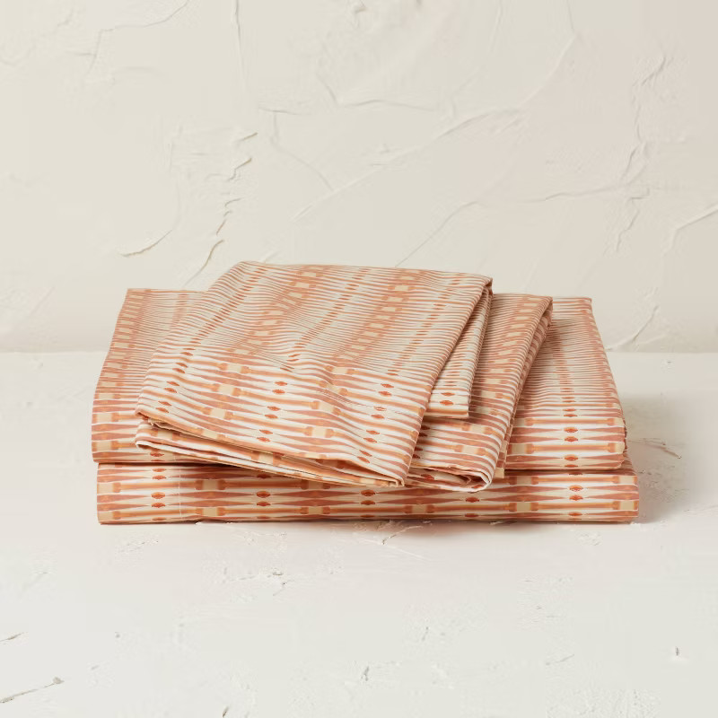 Printed Cotton Percale Sheet Set - Opalhouse™ designed with Jungalow™ | Target