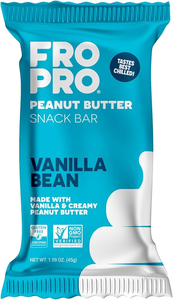 FROPRO Plant Protein Snack Bars - Plant Based Protein Bars, All-Natural, Gluten, Dairy, & Soy Fre... | Amazon (US)