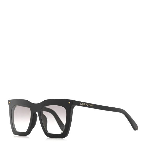 LOUIS VUITTON La Grande Bellezza Sunglasses Z1217E Black | FASHIONPHILE (US)