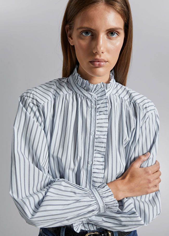 Frilled Detail Blouse | & Other Stories US