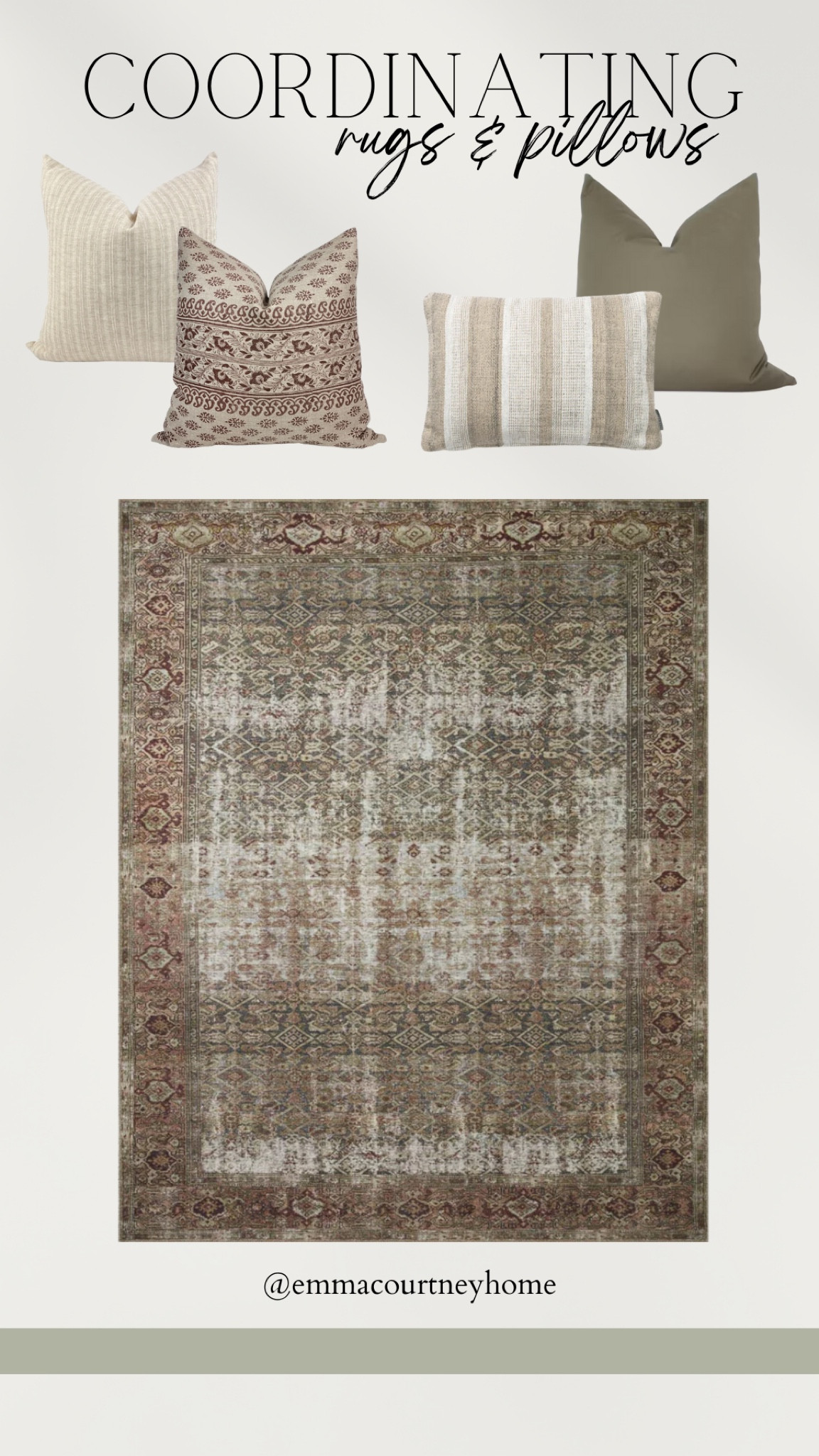 Rug and pillow combinations. Loloi, wayfair, Etsy 

#LTKstyletip #LTKsalealert #LTKhome