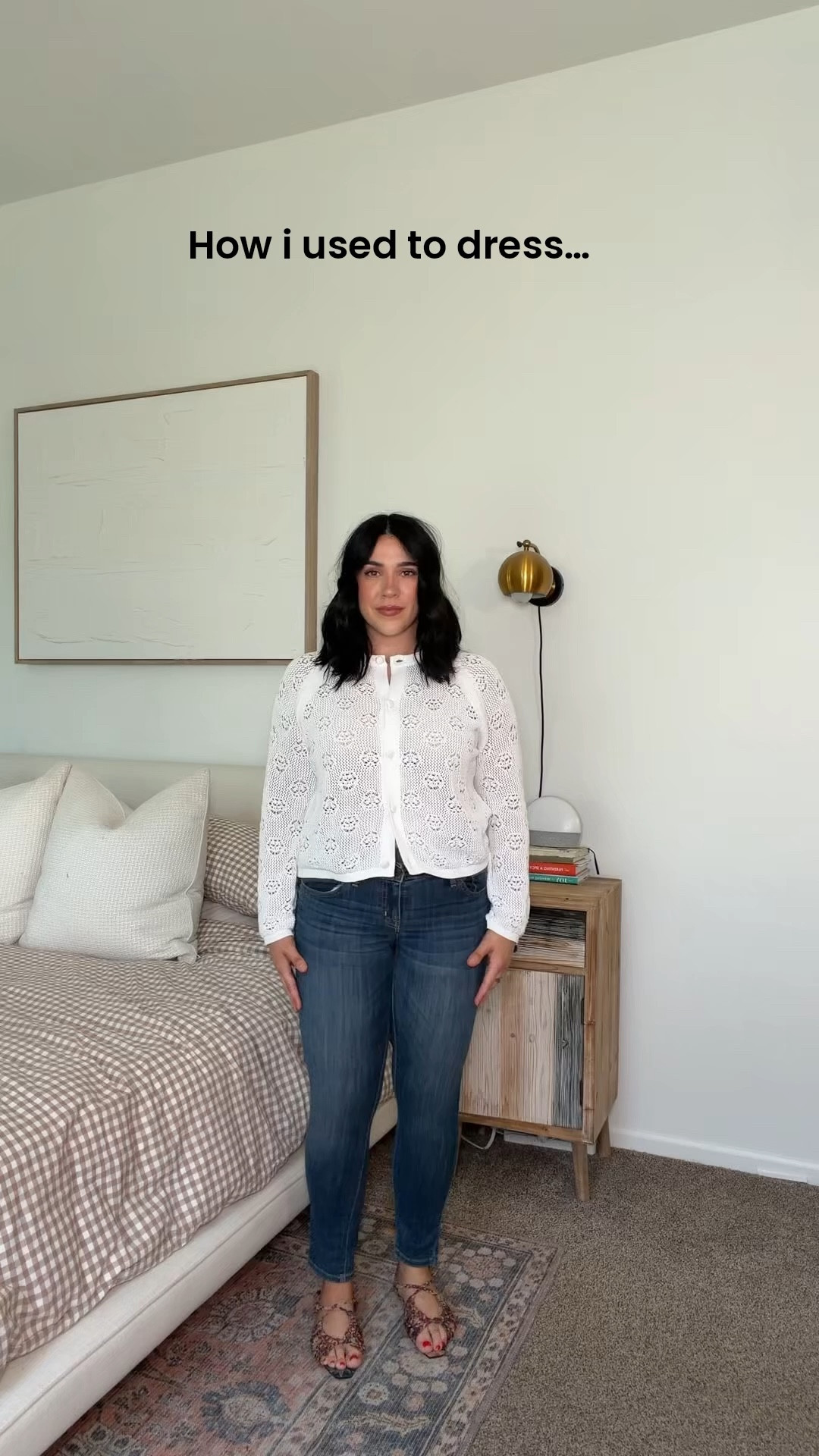 Size L in top, size L petite in jeans they feel like drapey sweatpants and so light perfect for spring and summer. Code NINAXSPANX gets you 15% off. 

#LTKOver40 #LTKootd #LTKMidsize