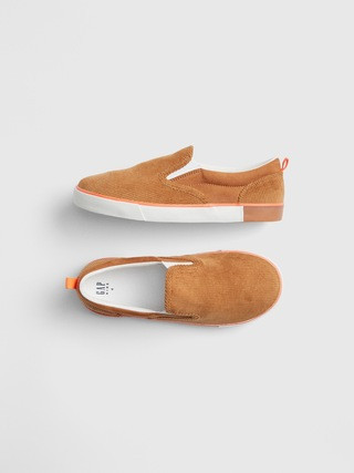 Kids Cord Slip-On Sneakers | Gap (US)