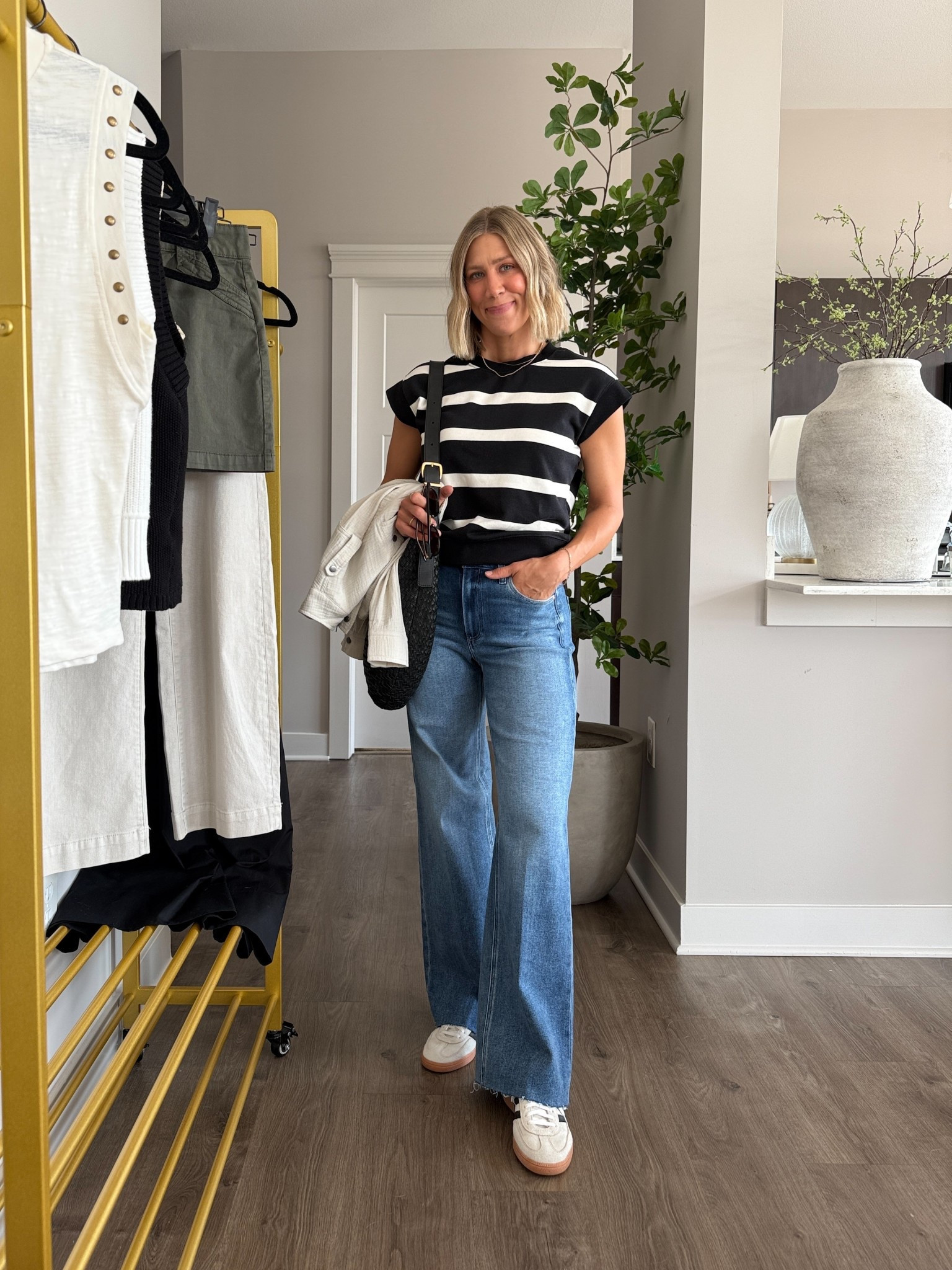 Wearing 25 jeans, XS top, small jacket 

@evereveofficial #everevepartner #everevestyle 

#LTKStyleTip #LTKOver40 #LTKFindsUnder100