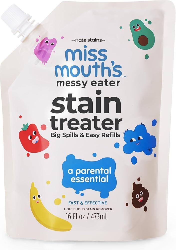 Miss Mouth's Messy Eater Stain Treater - 16oz Refill - Newborn & Baby Essentials - No Dry Cleanin... | Amazon (US)