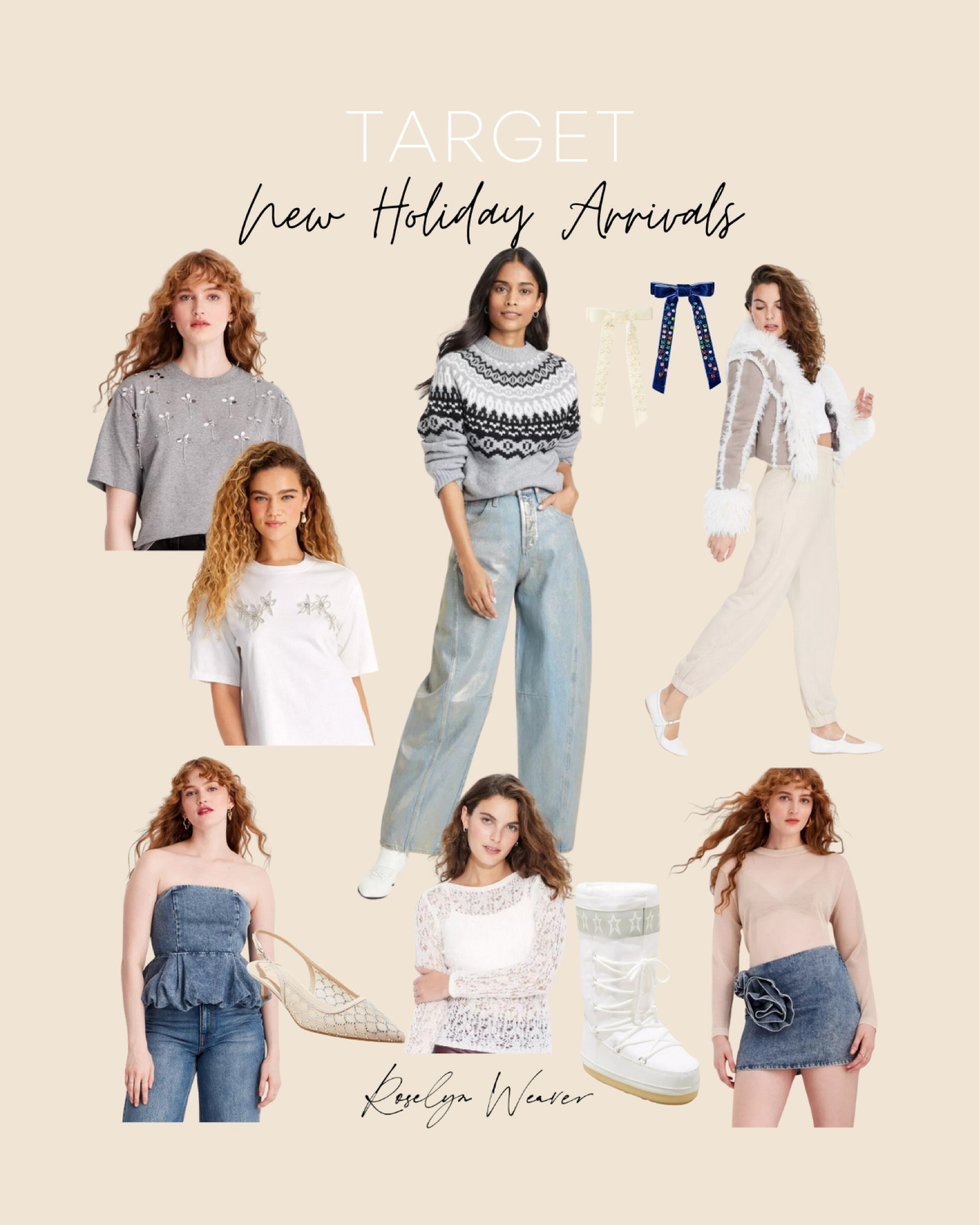 New Target arrivals perfect for the holidays 

Barrel jeans, denim top, denim skirt, embellished tees 

#LTKFindsUnder50 #LTKStyleTip #LTKSaleAlert