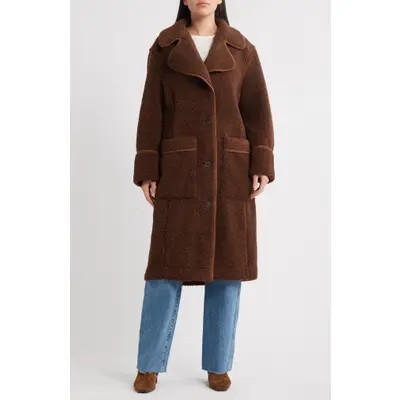 UGG(r) Sema UGGfuff Coat in Deep Nutmeg at Nordstrom, Size 2 X | Nordstrom