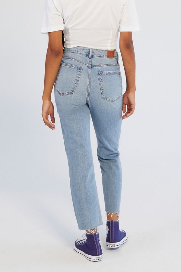 BDG High-Waisted Slim Straight Jean – Light Wash | Urban Outfitters (US and RoW)
