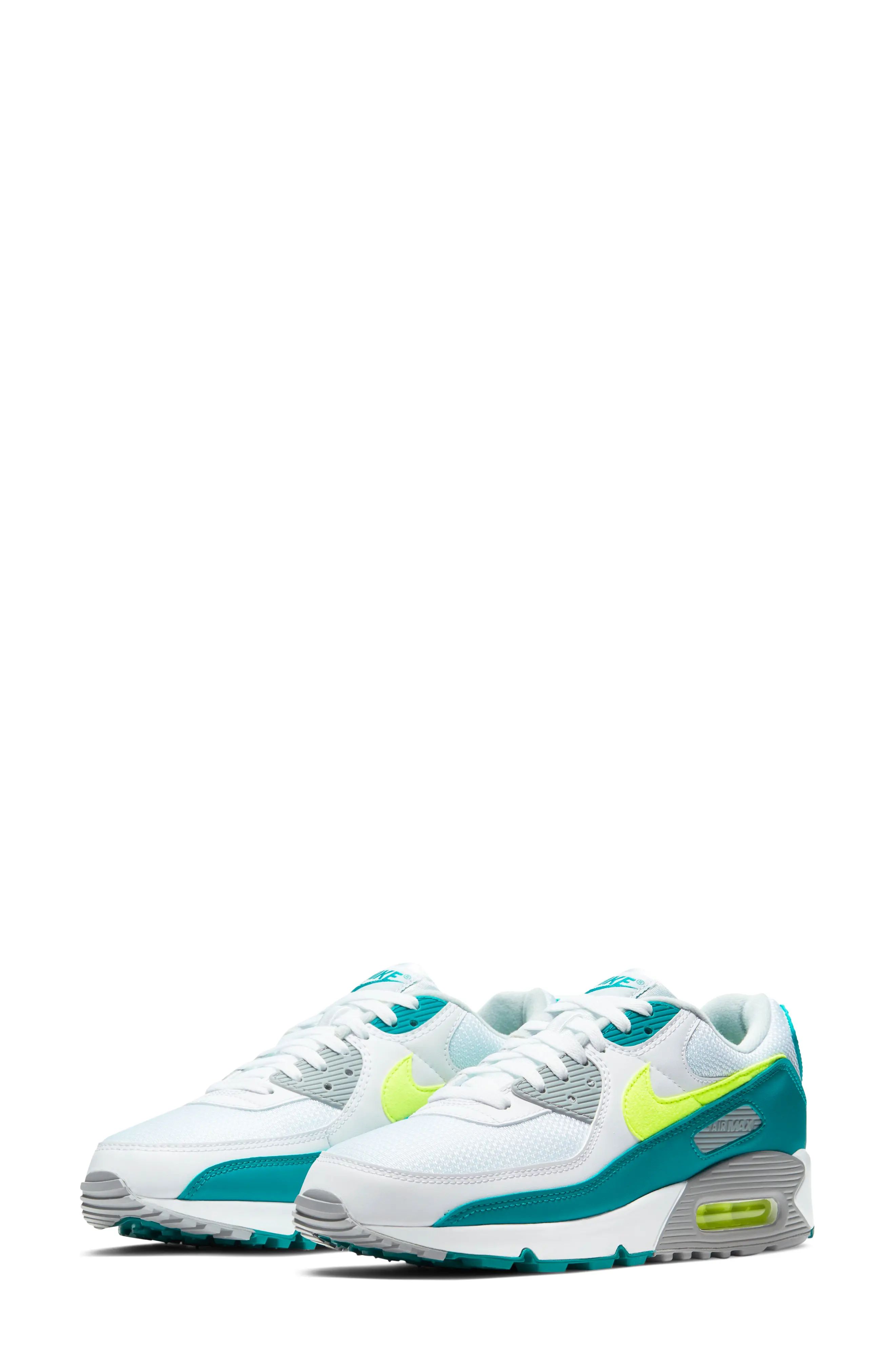 Nike Air Max 90 Sneaker, Size 7 Women's - White | Nordstrom