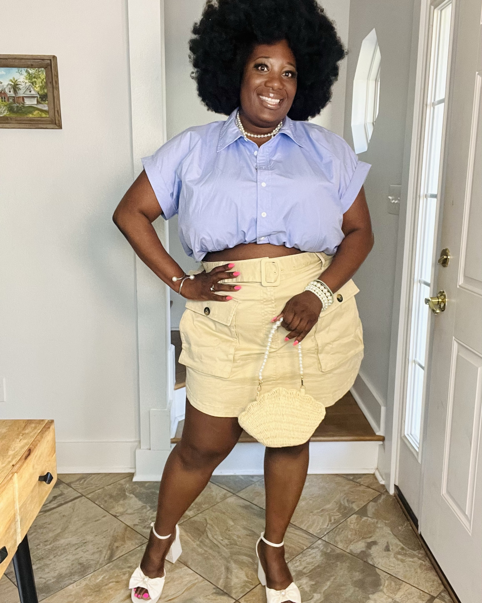 The decision to get this KBB cropped top was as simple as ABC and 1,2,3 💃🏽🪩

Sorry y’all! I’m in my Michael Era right now! I can’t wait to see the movie!🍿 

I sized down in the top and bought the XL (cause I love a true cropped top). FINALLY tried on this skirt after weeks of being too busy.

I absolutely LOVE IT! I am wearing size 17 in the skirt. It’s true to size for me. My entire outfit including shoes and accessories are all from @Target !🎯 

I’m 5’5 | 257lbs | 38 J bra | 17/18

#LTKootd #LTKPlusSize #LTKgrwm