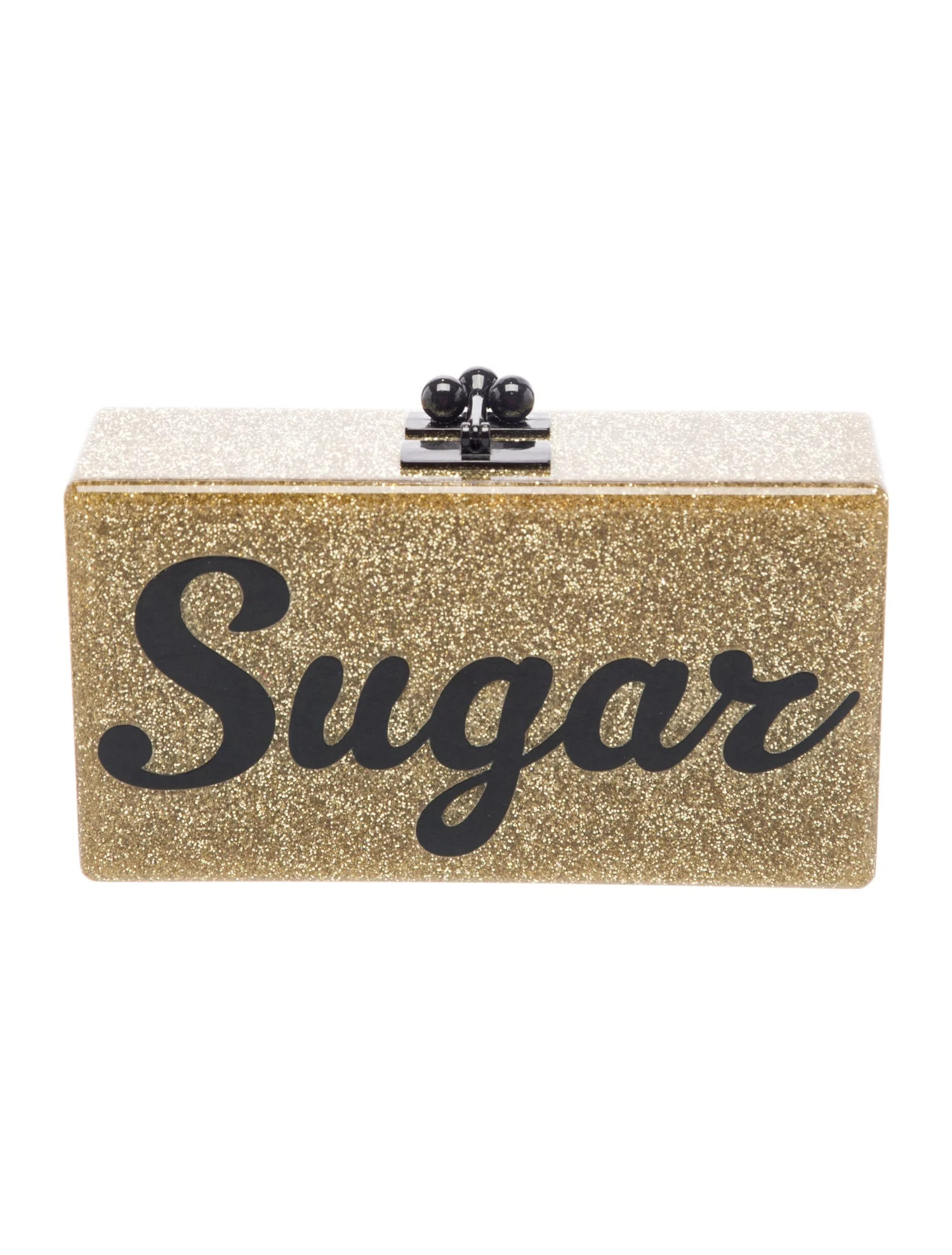 Edie Parker Acrylic Minaudière - Gold Clutches, Handbags - EDP26074 | The RealReal | The RealReal