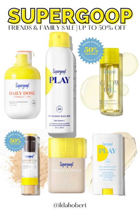 Supergoop - 20% off Sitewide, but get up to 50% off select products!!
 
Vacation, sunscreen, beach, pool

#LTKBeauty #LTKSwim #LTKFindsUnder50