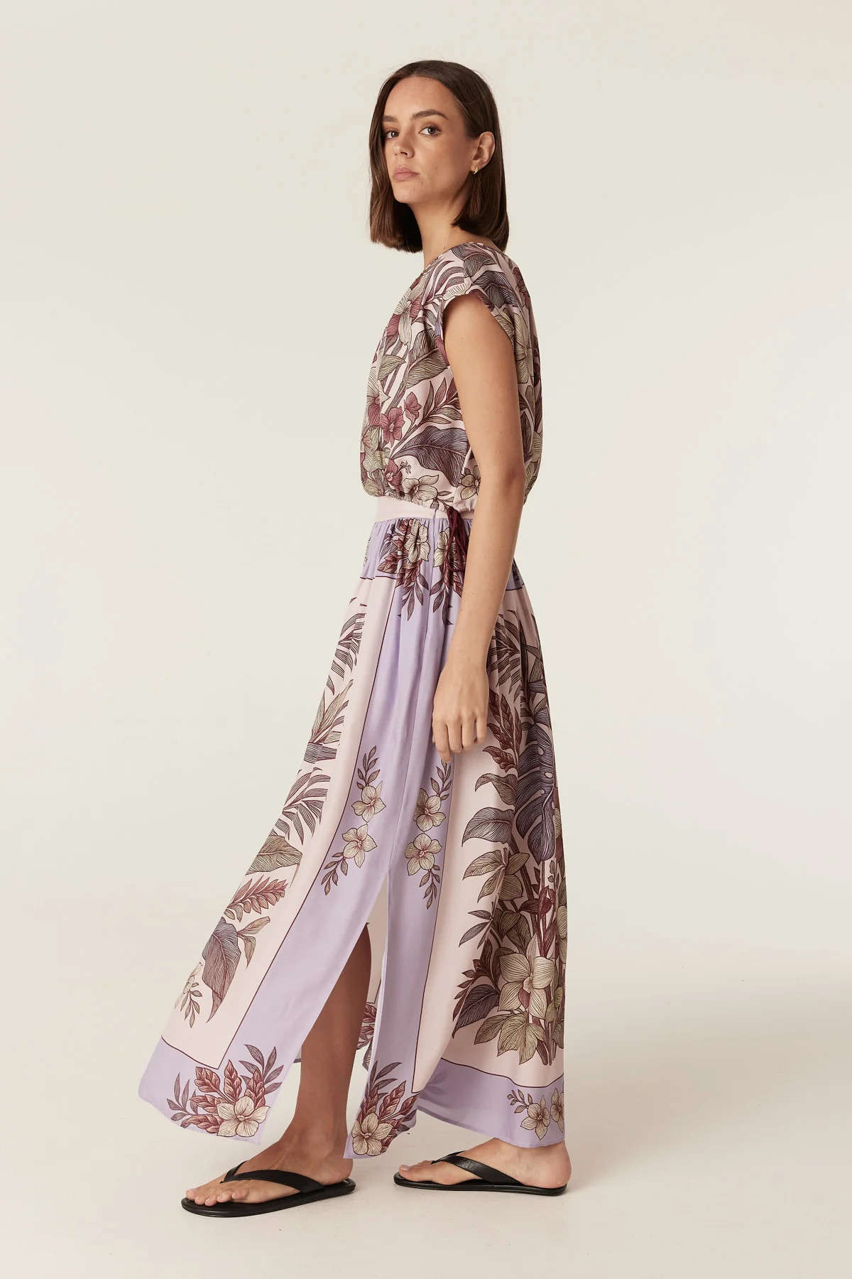 Erika Maxi Skirt - Paradise Print | Cable Melbourne